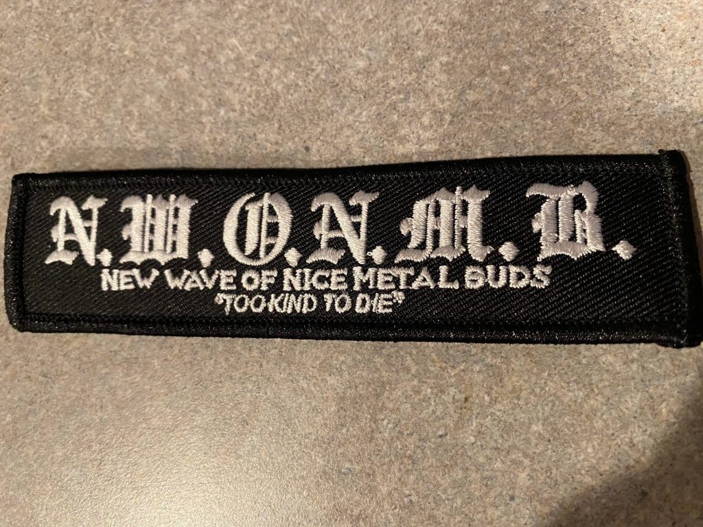 NWONMB New Wave of Nice Metal Buds Patch Lords of the Trident